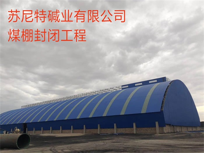 辛集碱业有限公司煤棚封闭工程